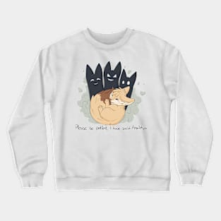 Fennec Fox Social Anxietys Crewneck Sweatshirt